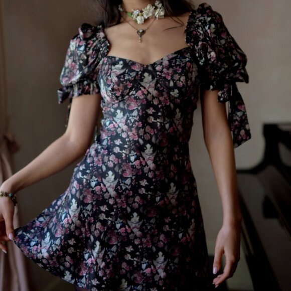 Selkie Mini Poet Dress Tuxedo - Picture 1 of 6